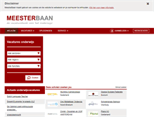 Tablet Screenshot of meesterbaan.nl